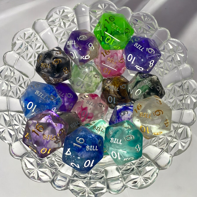 Gaming — Role 4 Initiative custom dice